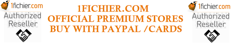 1Fichier Premium Reseller, 1Fichier PayPal, 1Fichier Reseller